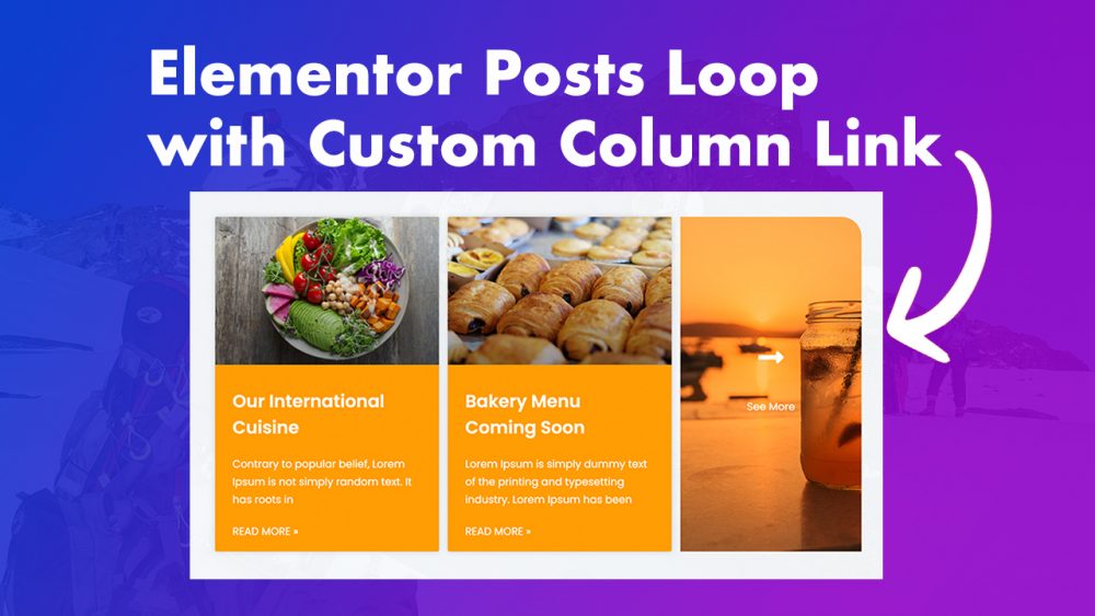 elementor posts-loop-with-custom-colum-link