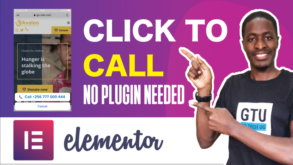 Click To Call in Elementor