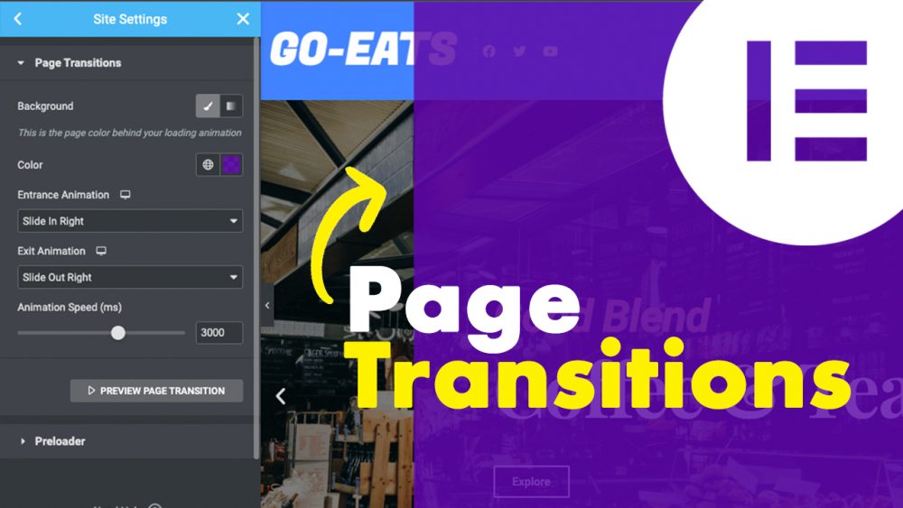 Create Bespoke Elementor Page Transitions in EPro 