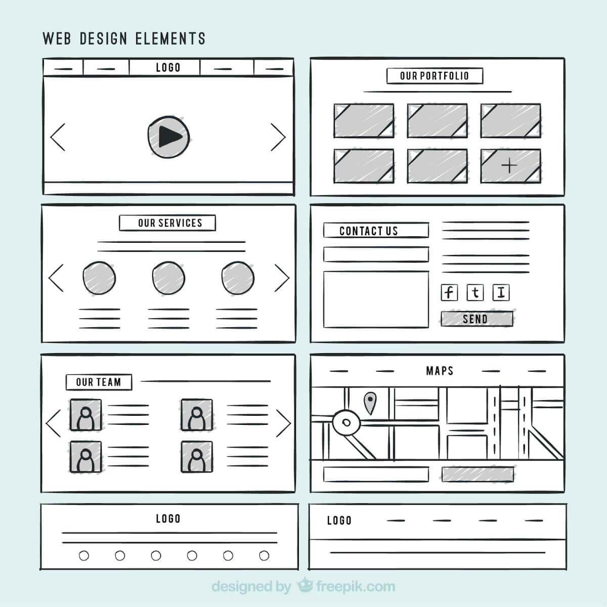 Web design elements