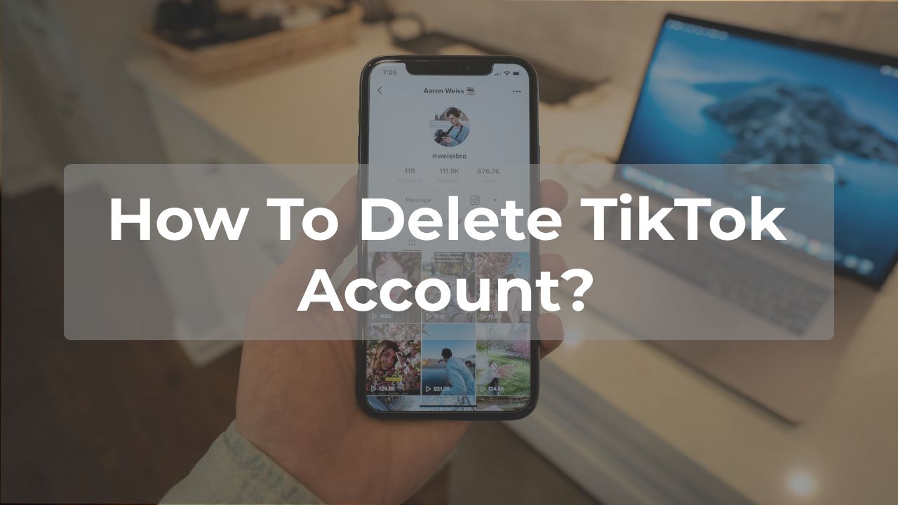 how to delete tiktok account