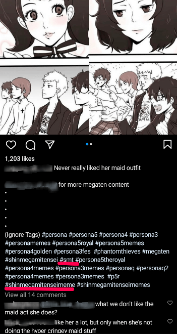 Shin Megami Tensei Instagram post