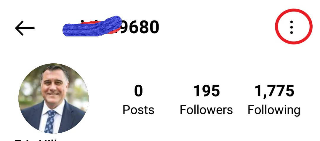 Block Instagram bot account