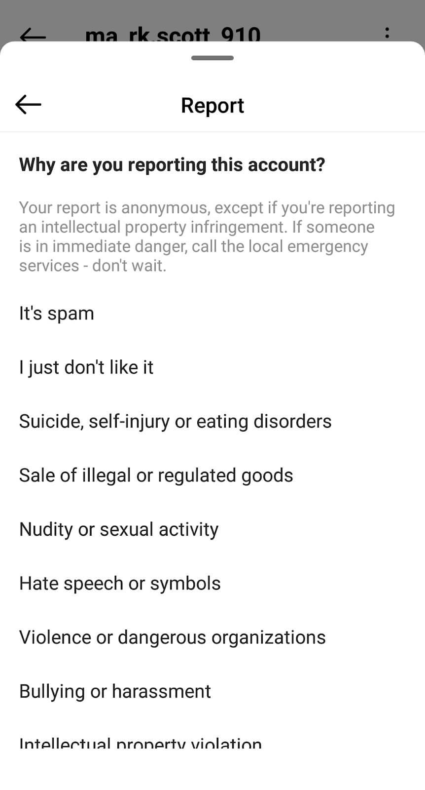 Report the bot account 
