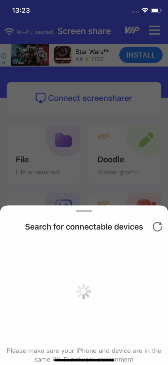 Connect TV to MirrorMeister