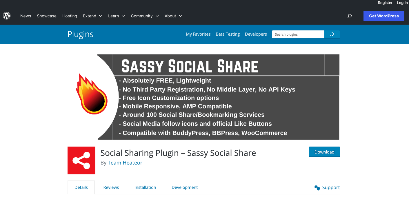 WordPress-Sassy-Social-Share-plugin