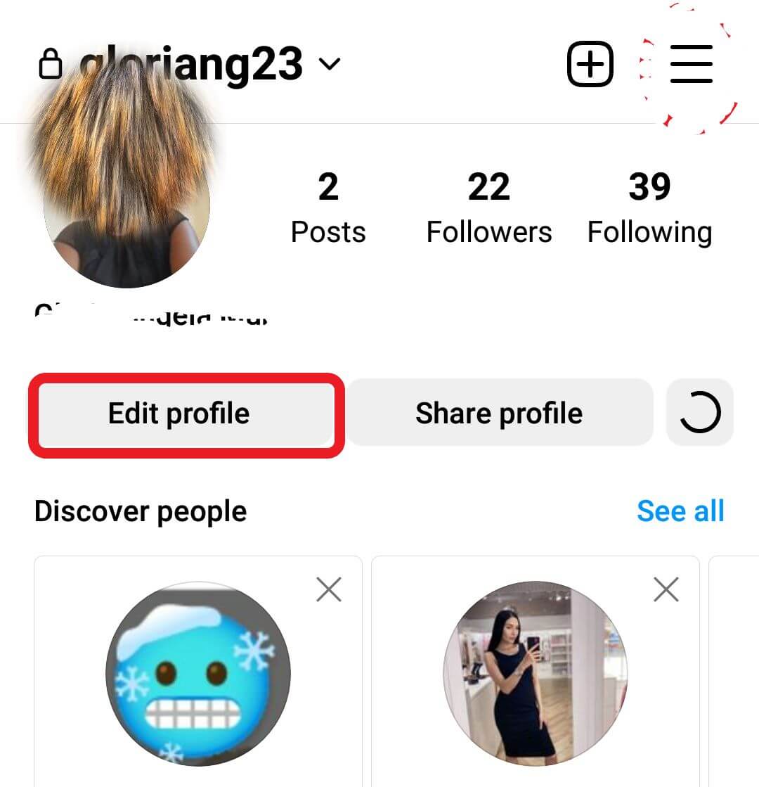 Instagram Profile Page
