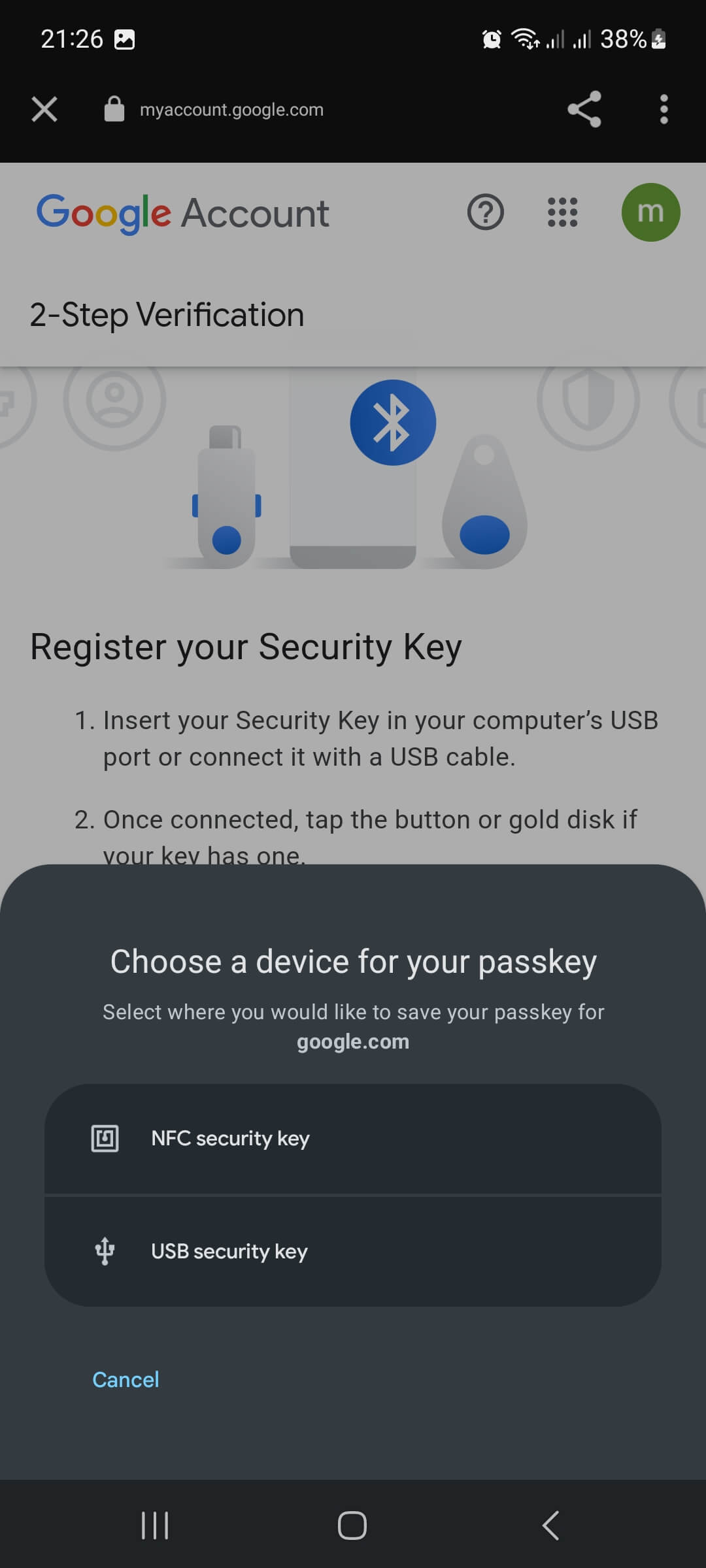 Register-security-key