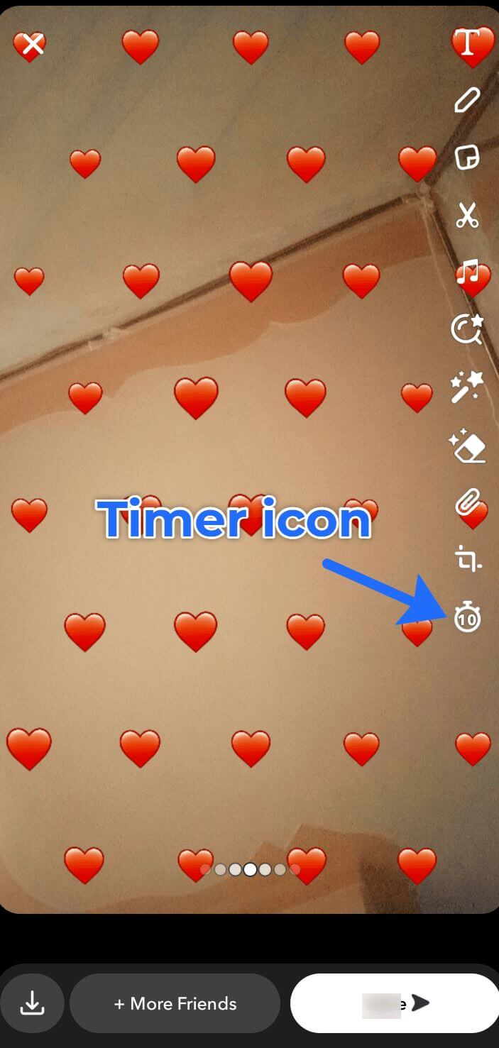 Snapchat picture timer