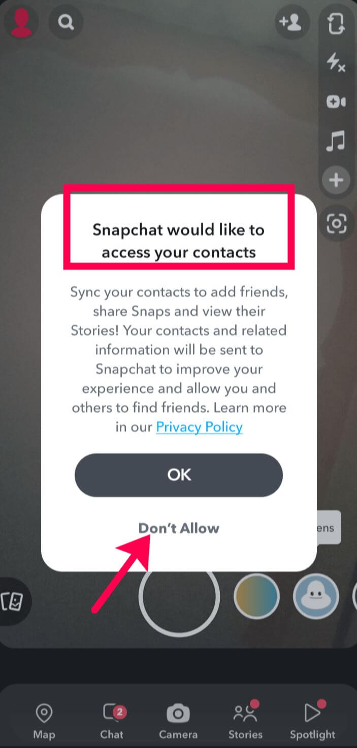 creating a Snapchat account