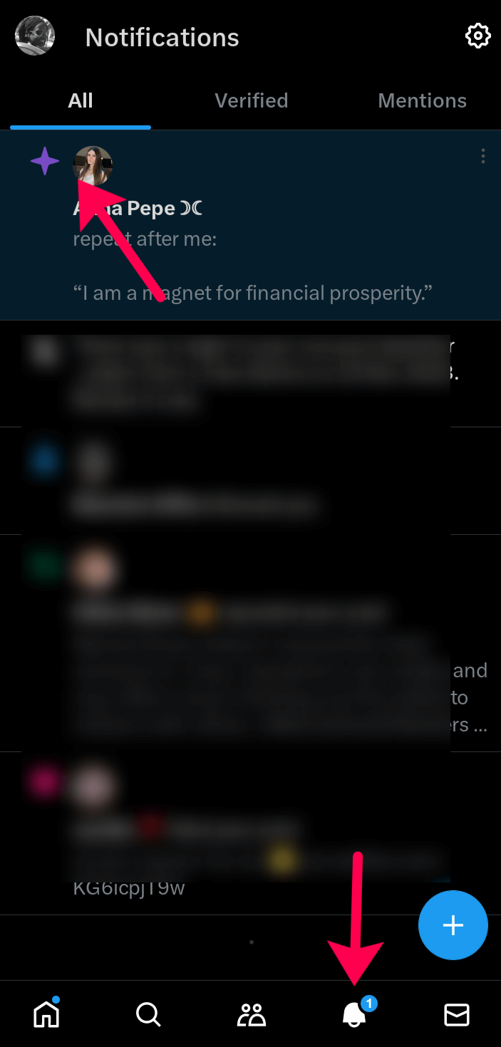 promoted tweets in the notification tab